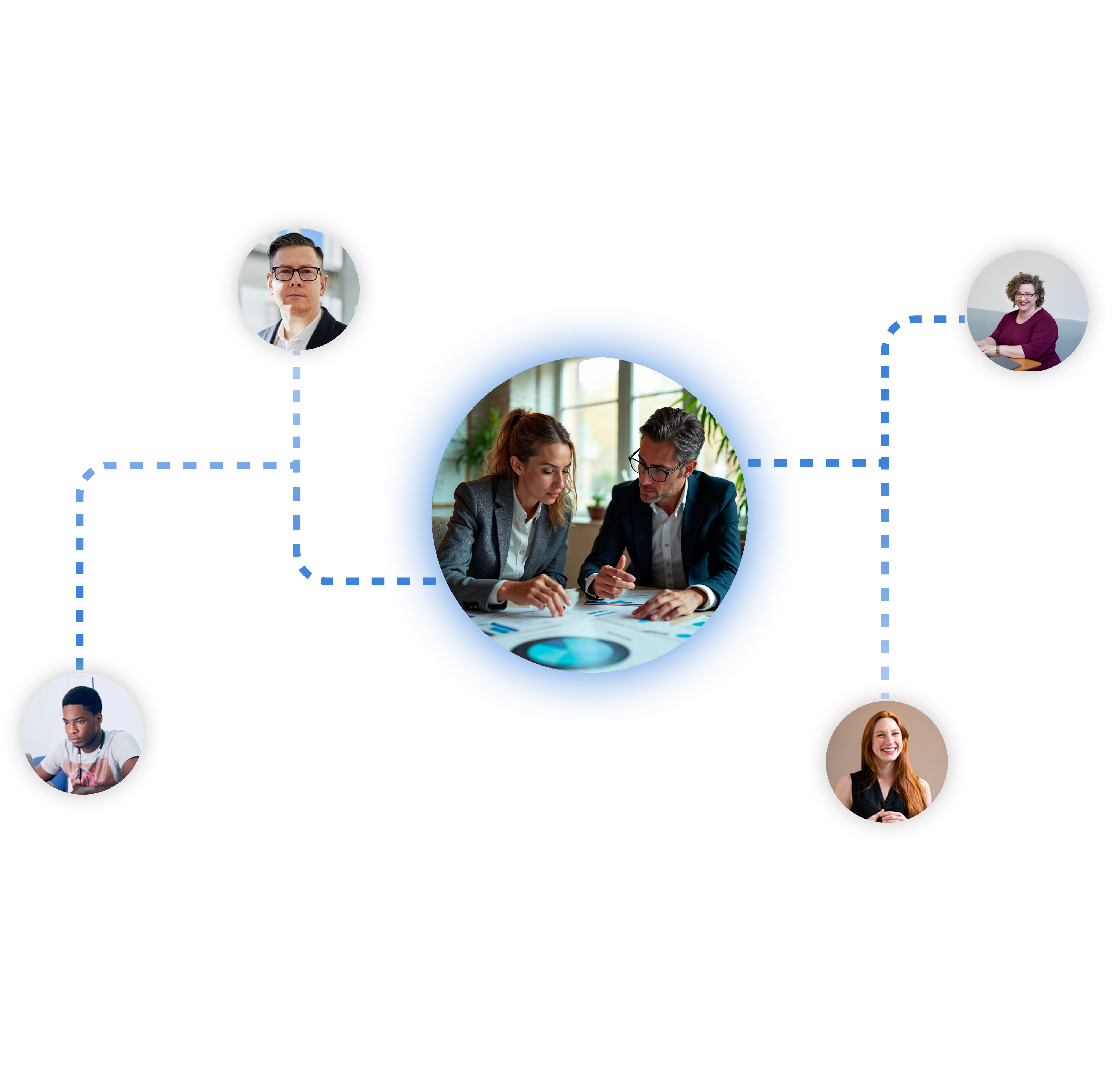 Management Consulting Services Decorative Arrow